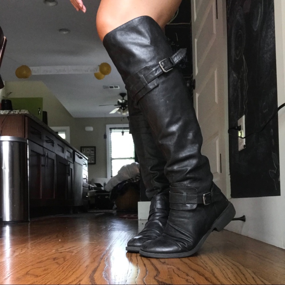 Tall Black Boots